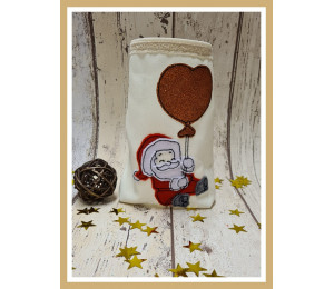 ADVENTSKALENDER 7. Dezember - Stickdatei Fliegender Nikolaus Appli